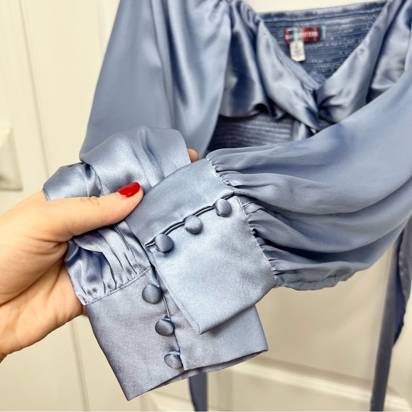 UO Maya Smocked Tie-Back Top - Picture 10 of 11